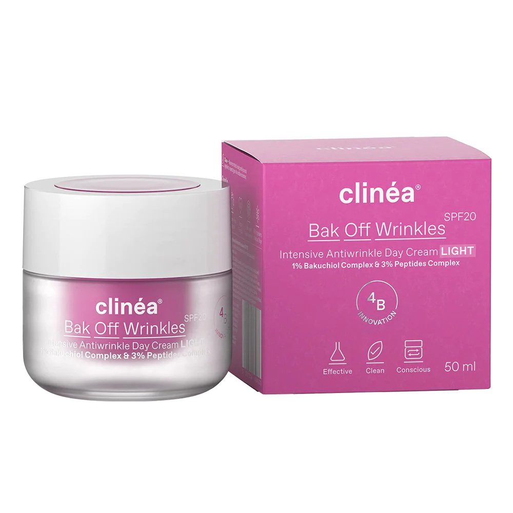 Clinéa Αντιγηραντική Κρέμα Ημέρας Bak Off Wrinkles LIGHT SPF20, 50ml Clinéa Αντιγηραντική Κρέμα Ημέρας Bak Off Wrinkles LIGHT SPF20, 50ml