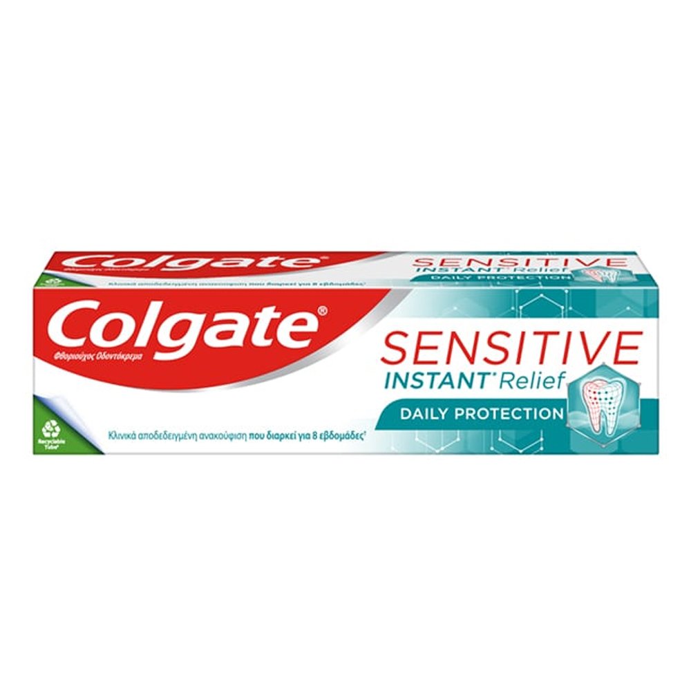 Colgate Sensitive Instant Relief Daily Protection για Καθημερινή Προστασία των Ευαίσθητων Δοντιών, 75ml