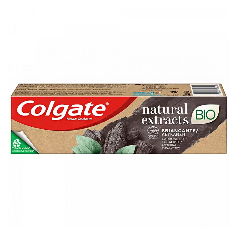 Colgate Natural Extracts Charcoal + White Οδοντόκρεμα με Ενεργό Άνθρακα, 75ml
