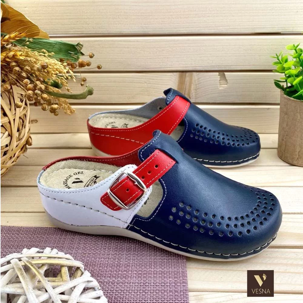 Comfort Way Ανατομικά Δερμάτινα Σαμπό Μακ κωδ.182, 1ζευγάρι Comfort Way Ανατομικά Δερμάτινα Σαμπό Μακ κωδ.182, 1ζευγάρι
