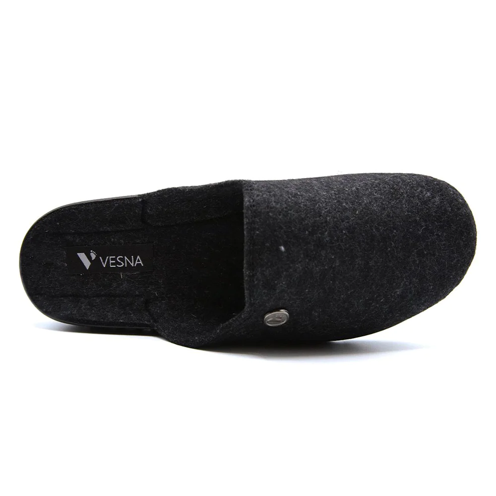 Comfort Way Αντρικές Μαύρες Παντόφλες Vesna, 1ζευγάρι Comfort Way Αντρικές Μαύρες Παντόφλες Vesna, 1ζευγάρι