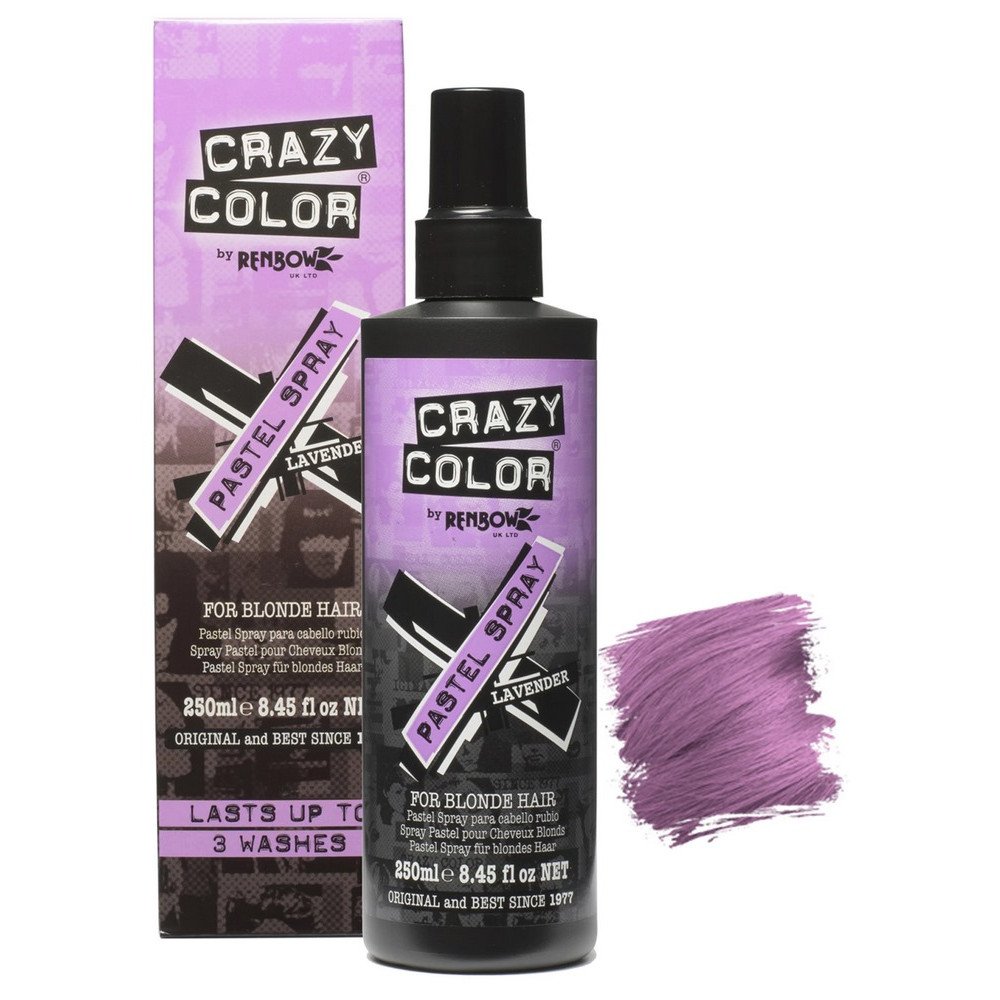 Crazy Color Semi Permanent Hair Color Ημιμόνιμη Βαφή Laventer, 250ml