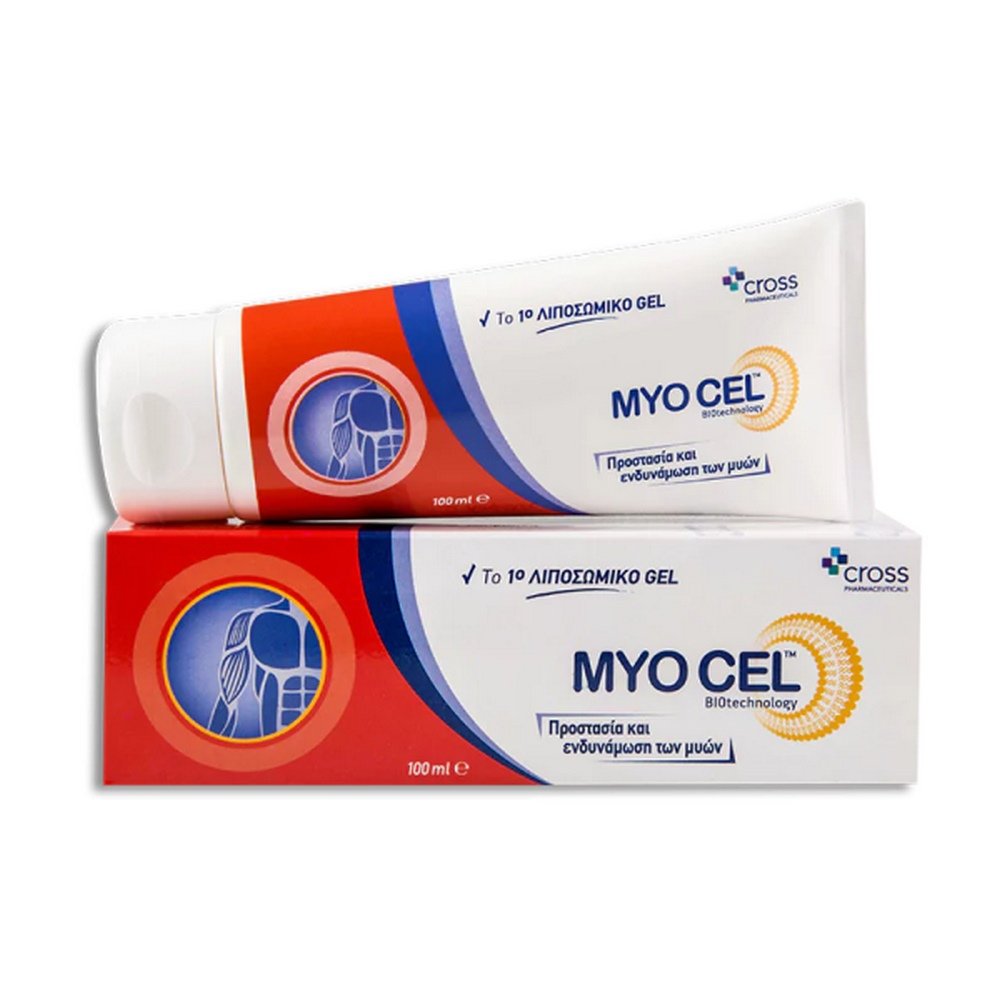 Cross Pharmaceuticals Myo Gel Λιποσωμικό Τζελ Για Προστασία & Ενδυνάμωση Των Μυών, 100ml