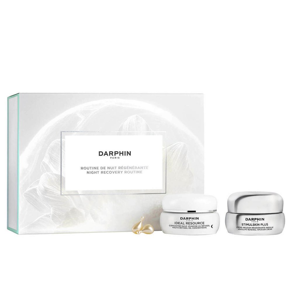 Darphin Promo Night Recovery Routine Stimulskin Plus Absolute Renewal Infusion Cream 15ml & Ideal Resource Youth retinol Oil Concentrate 15 caps