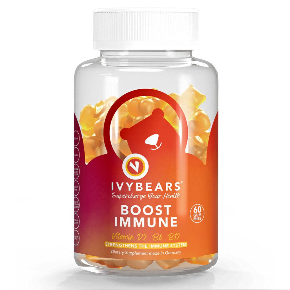 Mey IvyBears Boost Immune Συμπλήρωμα Διατροφής με Σύμπλεγμα Βιταμινών που Βοηθούν στην Ενίσχυση του Ανοσοποιητικού Συστήματος, 60 ζελεδάκια