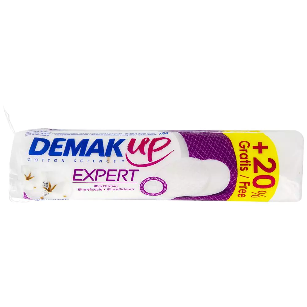 Demak'Up Expert Round Discs Δίσκοι Ντεμακιγιάζ +20% Επιπλέον Προϊόν, 84τμχ Demak'Up Expert Round Discs Δίσκοι Ντεμακιγιάζ +20% Επιπλέον Προϊόν, 84τμχ