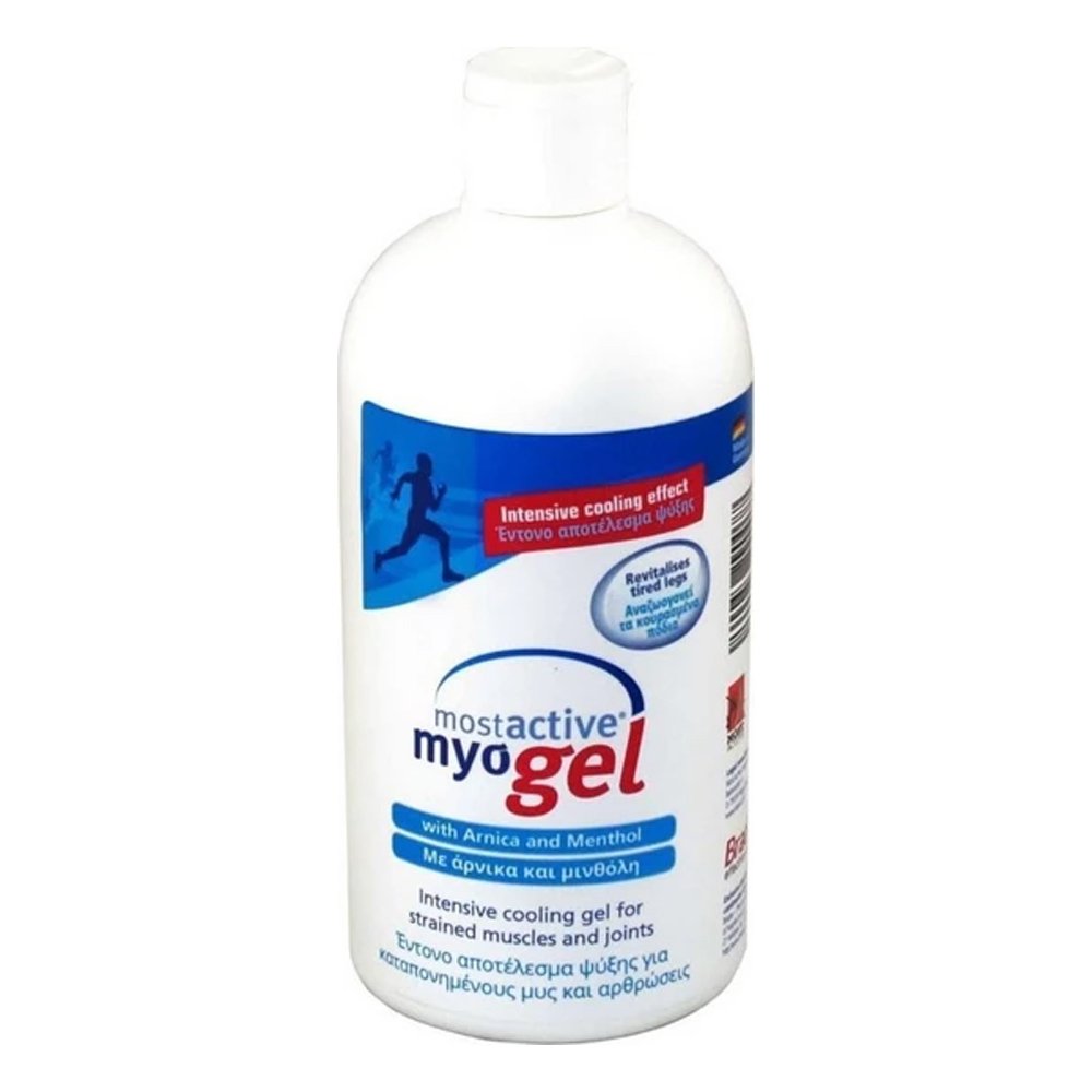 Bradex Myogel Most Active Intensive Cooling Gel με Άρνικα και Μινθόλη, 500ml