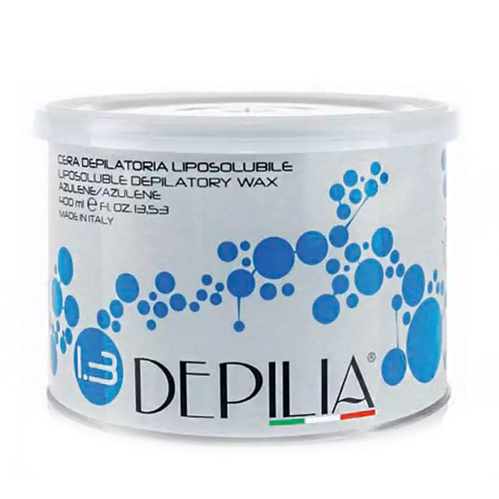 Depilia Κερί Αποτρίχωσης Δοχείο Αζουλένιο, 400ml