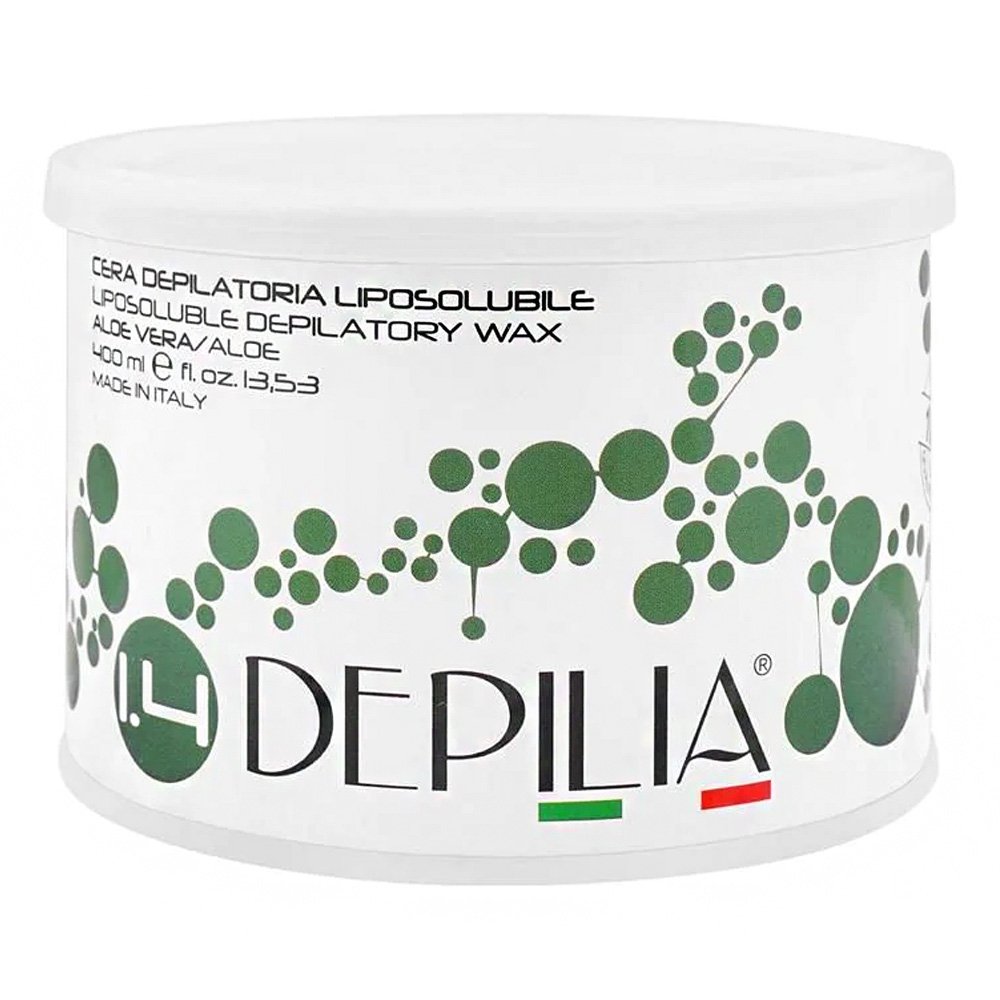 Depilia Κερί Αποτρίχωσης σε Δοχείο για Πρόσωπο & Σώμα Aloe Vera, 400ml