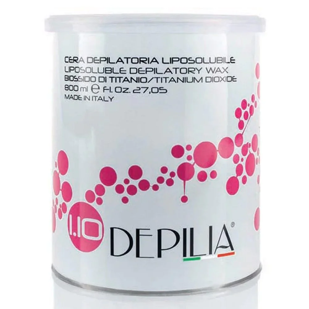Depilia Κερί Αποτρίχωσης σε Δοχείο για Πρόσωπο & Σώμα για Ευαίσθητες Επιδερμίδες Titanium Oxide, 800ml Depilia Κερί Αποτρίχωσης σε Δοχείο για Πρόσωπο & Σώμα για Ευαίσθητες Επιδερμίδες Titanium Oxide, 800ml