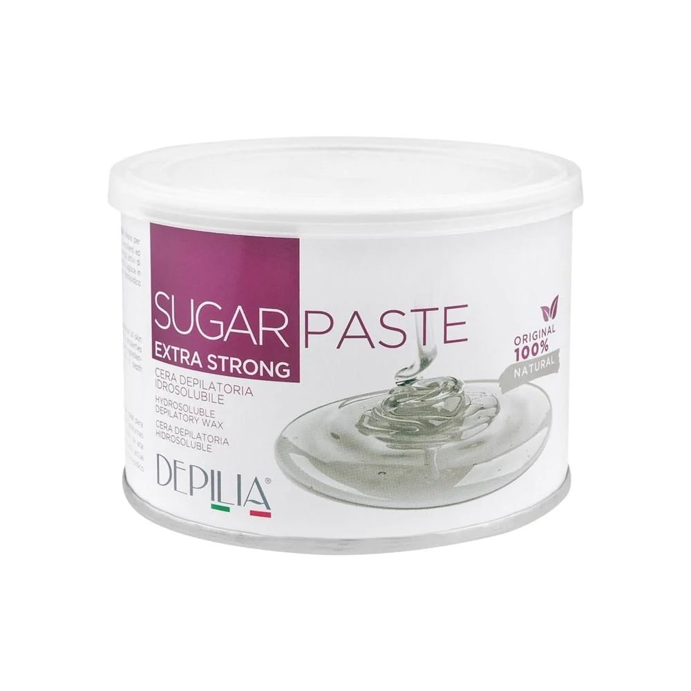 Depilia Sugar Paste Extra Strong Hydrosoluble Depilatory Wax, 500ml