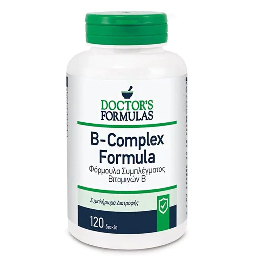 Doctor's Formulas B Complex, Σύμπλεγμα Βιταμινών Β, 120 caps Doctor's Formulas B Complex, Σύμπλεγμα Βιταμινών Β, 120 caps