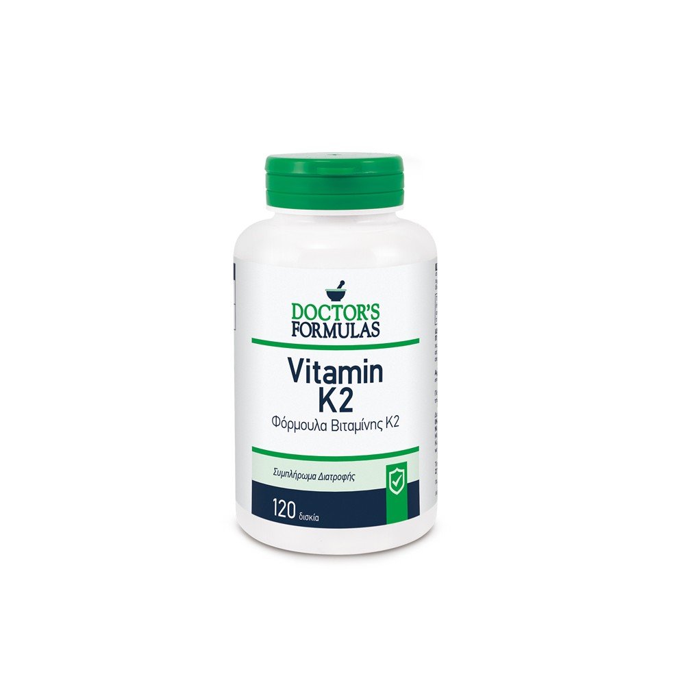 Doctor's Formulas Vitamin K2 Συμπλήρωμα Διατροφής για Οστά και Αρθρώσεις, 120 tabs