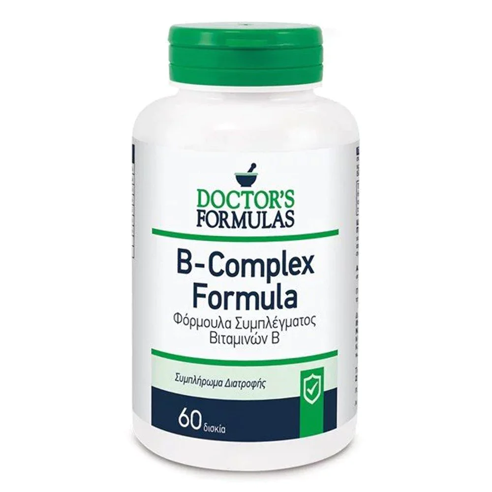 Doctor's Formulas B Complex Σύμπλεγμα Βιταμινών Β, 60 Δισκία