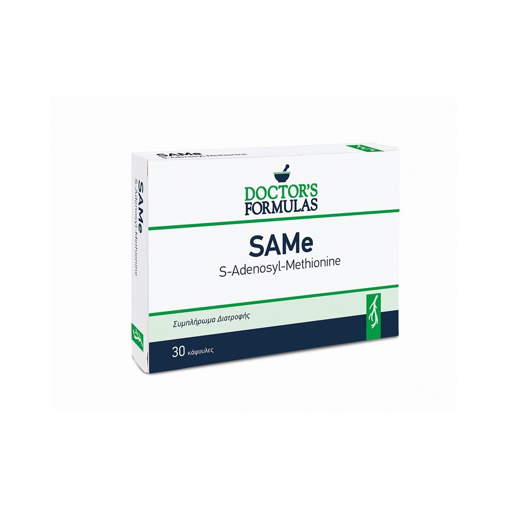 Doctor's Formulas SAMe, Συμπλήρωμα Διατροφής με  S-Adenosyl-Methionine , Βιταμίνες B & Φολικό Οξύ, 30 κάψουλες