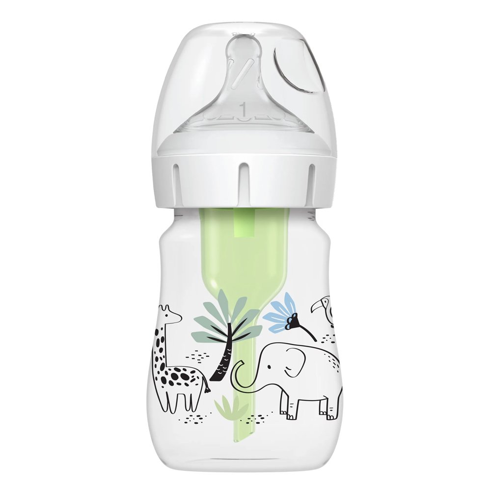 Dr Brown's Anti-Colic Baby Bottle Πλαστικό Μπιμπερό Κατά των Κολικών Ελέφαντας, 150ml 