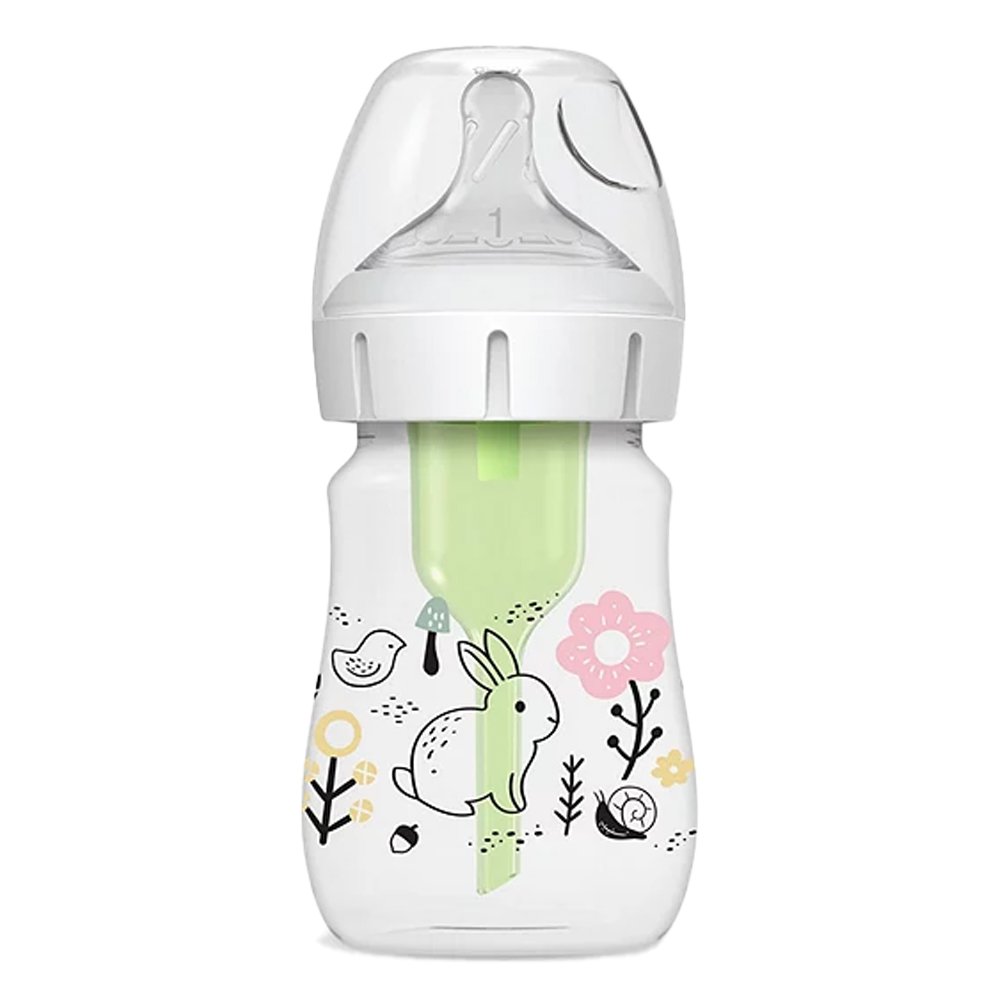 Dr Brown's Anti-Colic Baby Bottle Πλαστικό Μπιμπερό Κατά των Κολικών Λαγουδάκι, 150ml 
