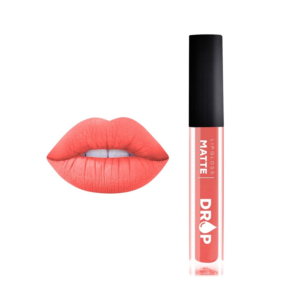 Drop Lipstick Liquid Lip Matte Υγρό Ματ Κραγιόν Coral Νο513, 7ml