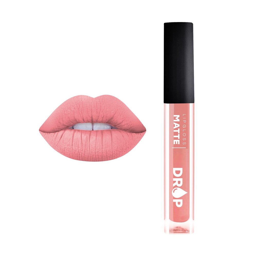 Drop Lipstick Liquid Lip Matte Υγρό Ματ Κραγιόν Salmon Pink Νο514, 5ml