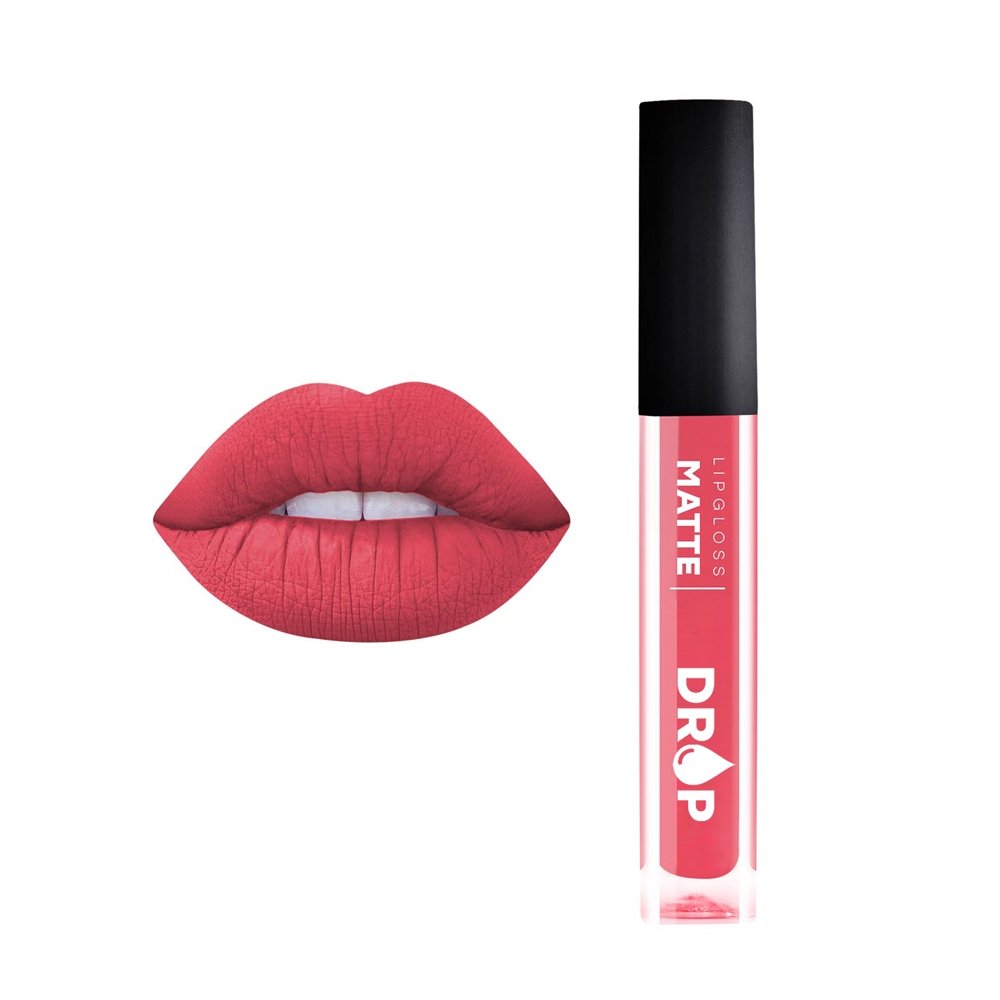 Drop Lipstick Liquid Lip Matte Υγρό Ματ Κραγιόν Warm Pink Νο516, 7ml