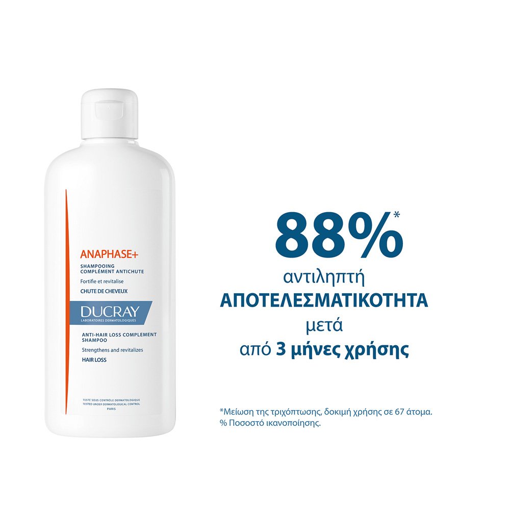 Ducray Anaphase+ Σαμπουάν για Τριχόπτωση, 400ml