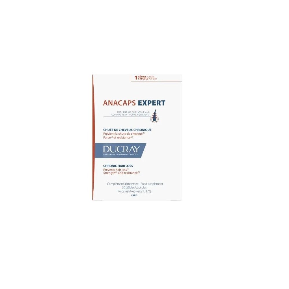 Ducray Anacaps Expert Αγωγή Κατά της Χρόνιας Τριχόπτωσης, 30caps
