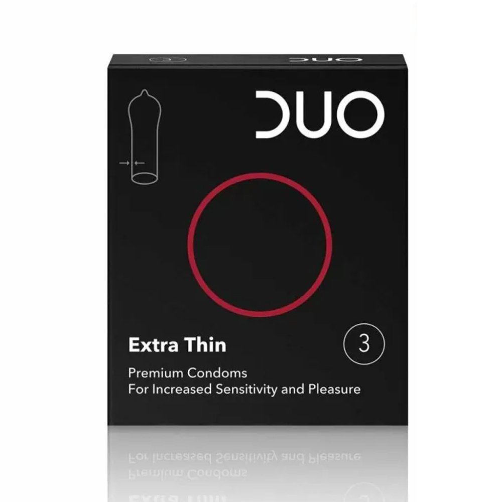 Duo Προφυλακτικά Extra Thin, 3τμχ