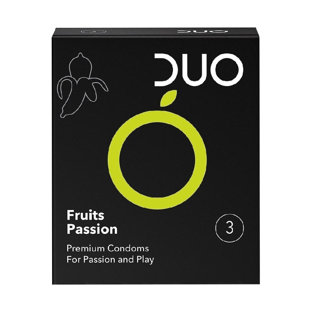 Duo Προφυλακτικά Fruits Passion, 3τμχ