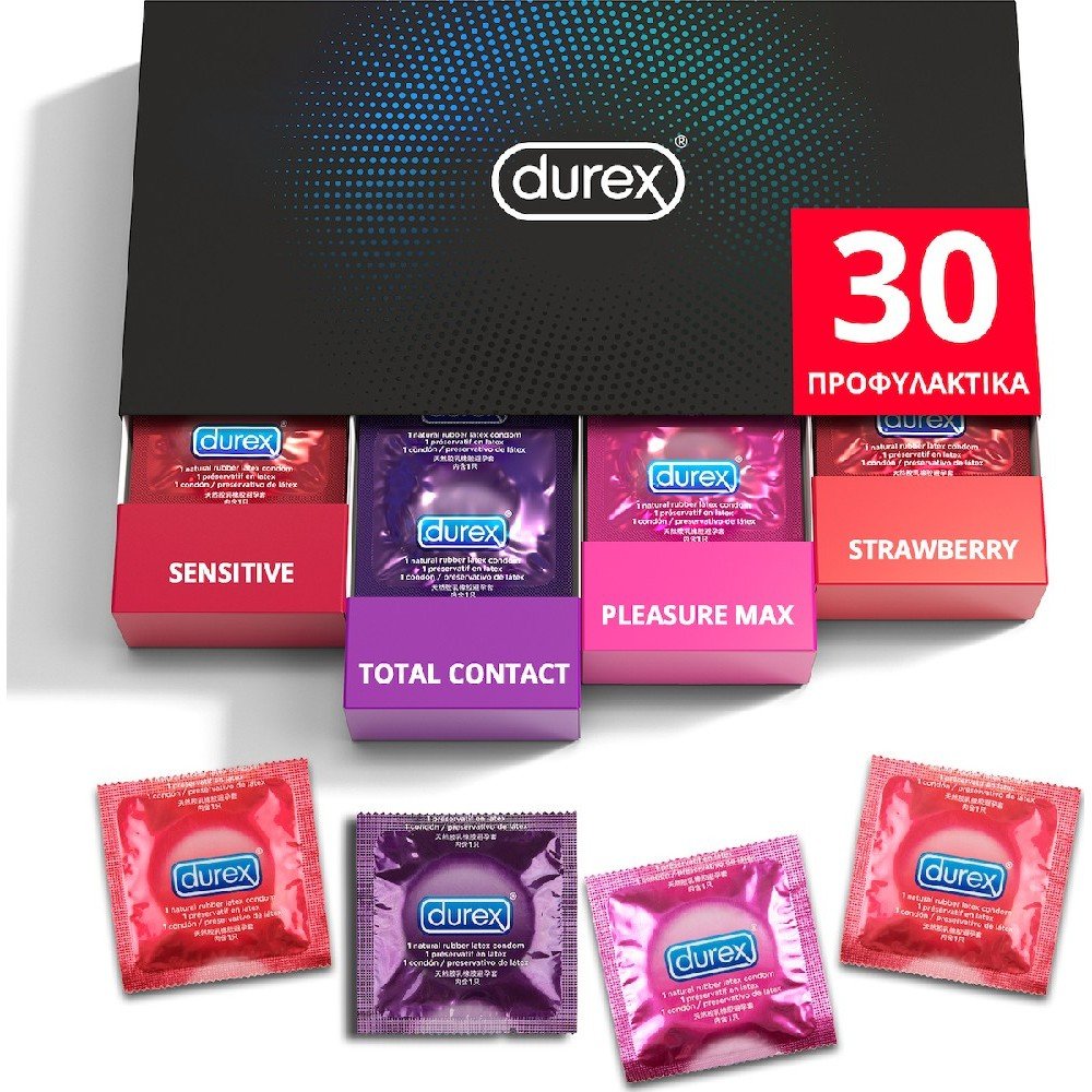 Durex Promo Love Premium Collection Κασετίνα με Προφυλακτικά 30Τμχ.
