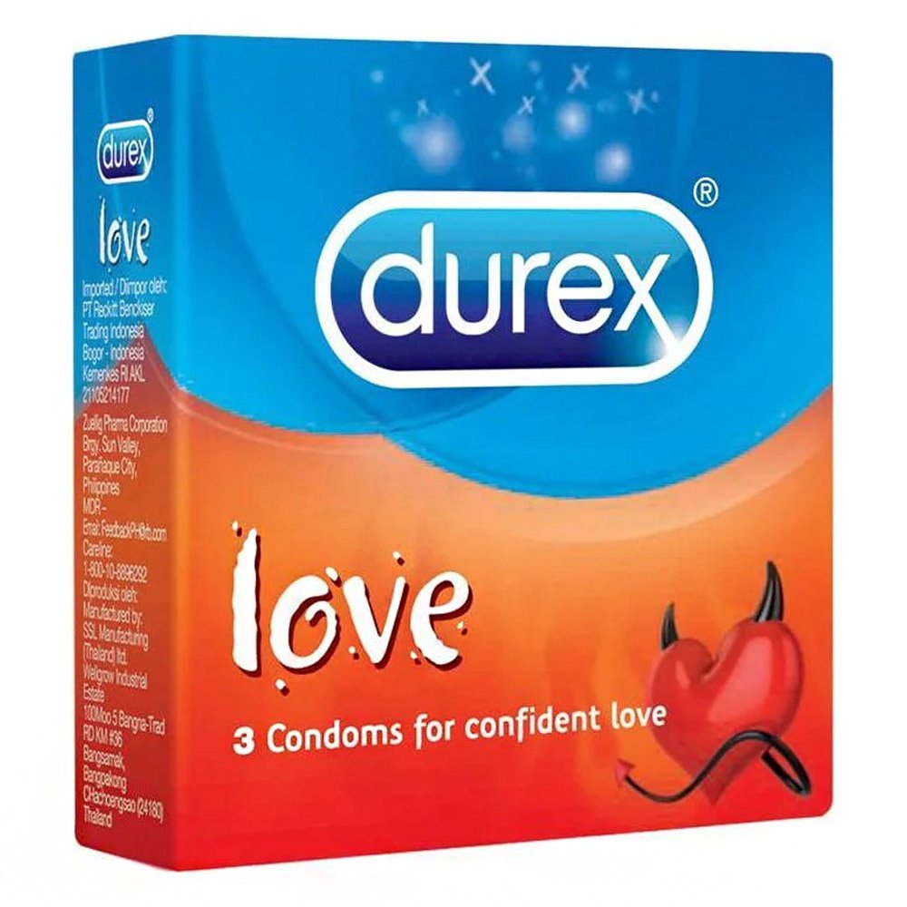 Durex Προφυλακτικά Love, 3τμχ