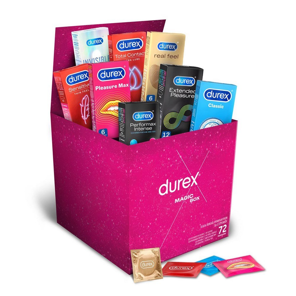 Durex Προφυλακτικά Magicbox Limited Edition, 72τεμ 