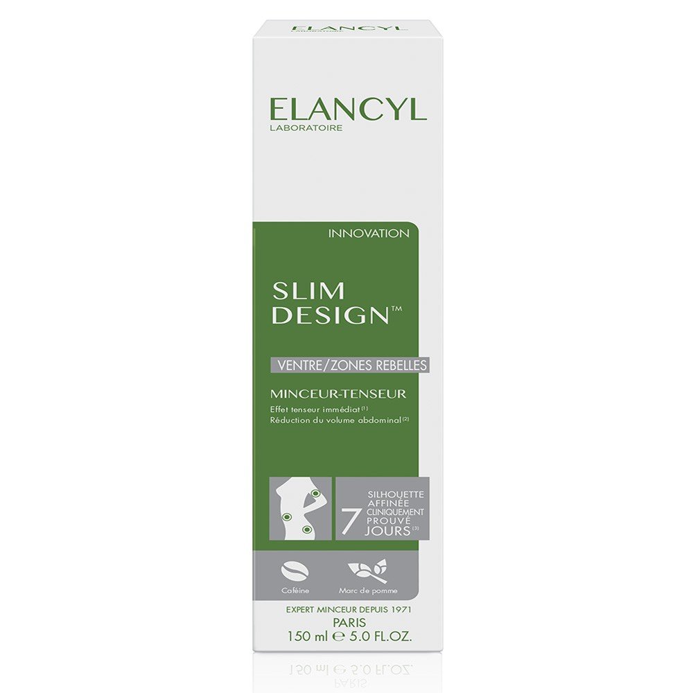 Elancyl Slim Design Minceur Tenseur Αδυνάτισμα & Σύσφιξη στις Προβληματικές Περιοχές Κοιλιά, Γοφοί, Χέρια, 150ml 