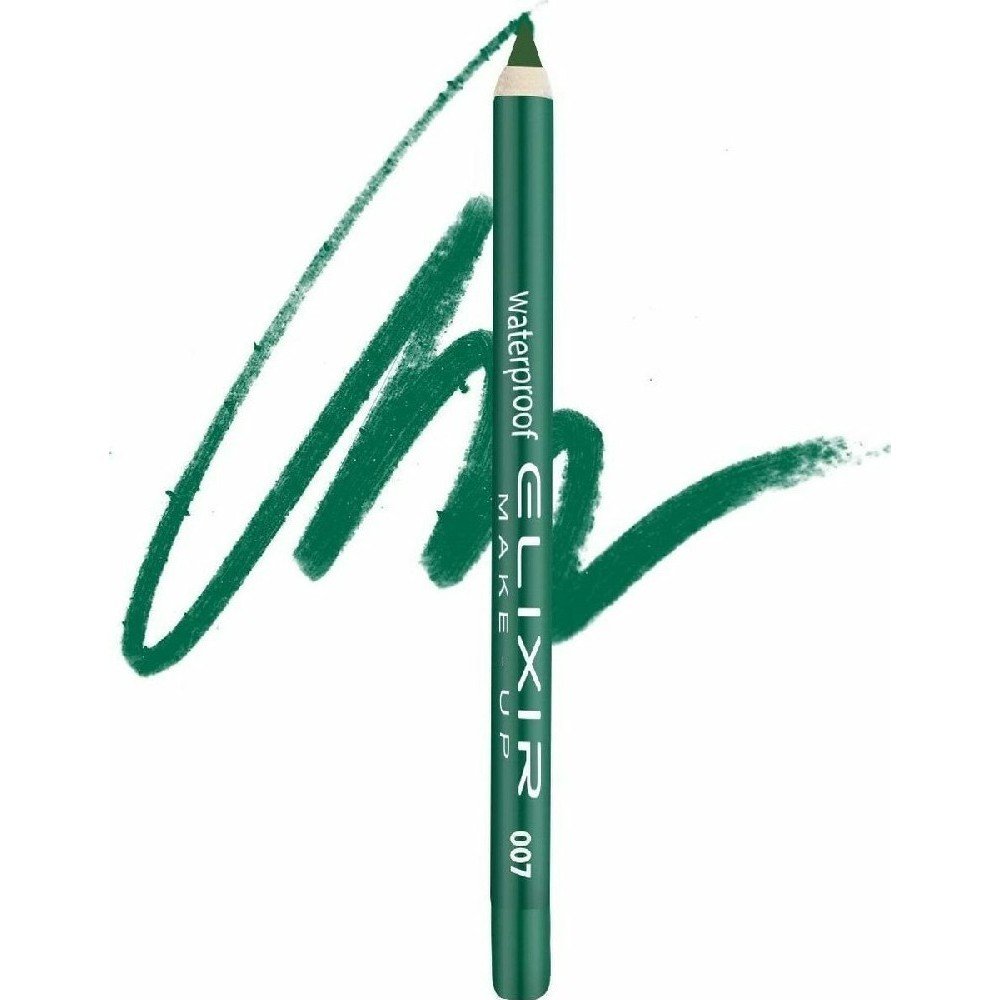 Elixir Make-Up Waterproof Eye Pencil 007 Green Forest