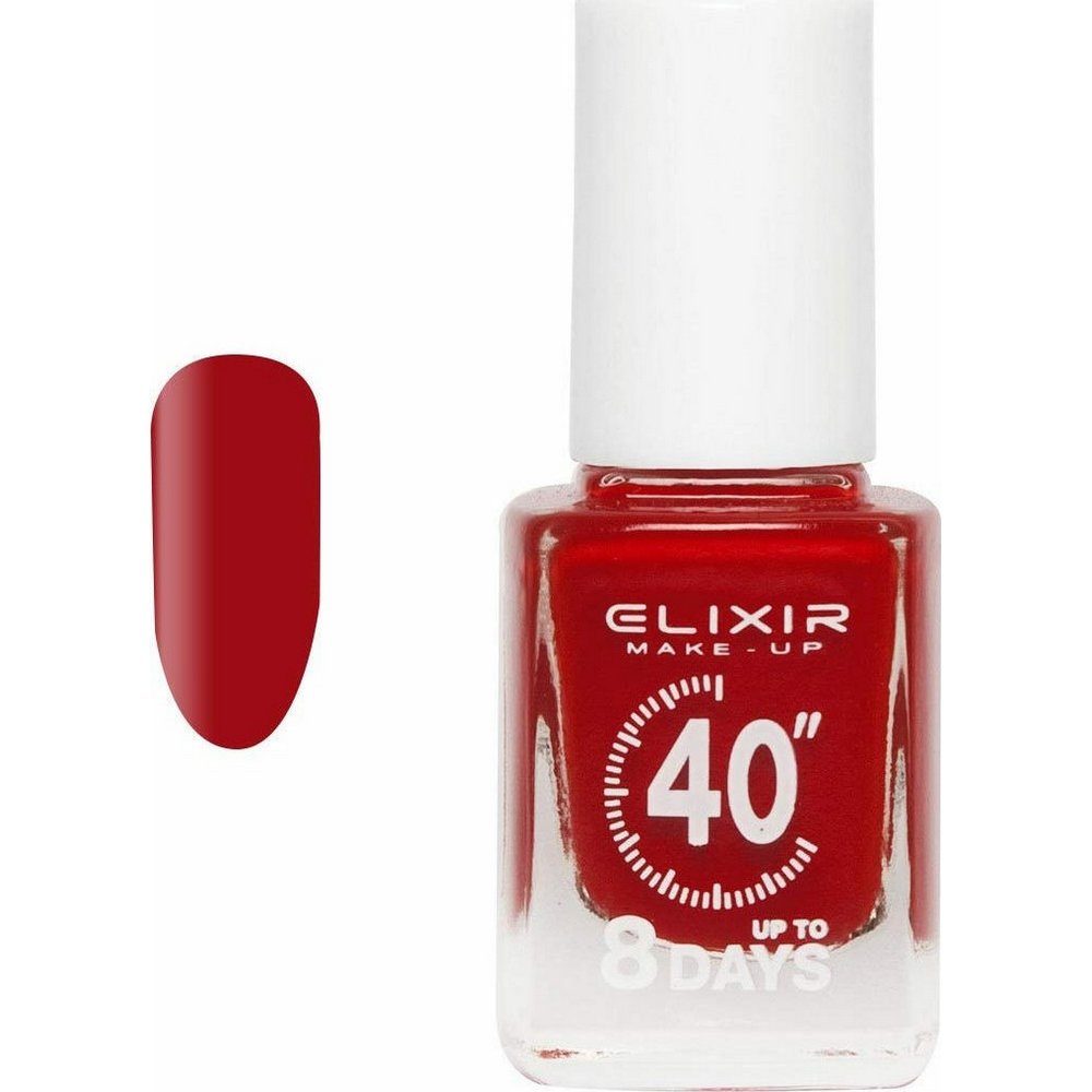 Elixir Make-Up Nail Polish Βερνίκι Νυχιών Up To 8 Days 021 Blood, 13ml