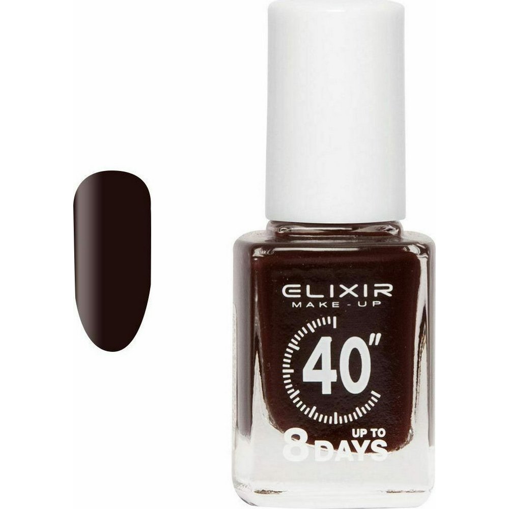 Elixir Make-Up Nail 40'' Polish Βερνίκι Νυχιών Up To 8 Days 083 Dark Sienna, 13ml