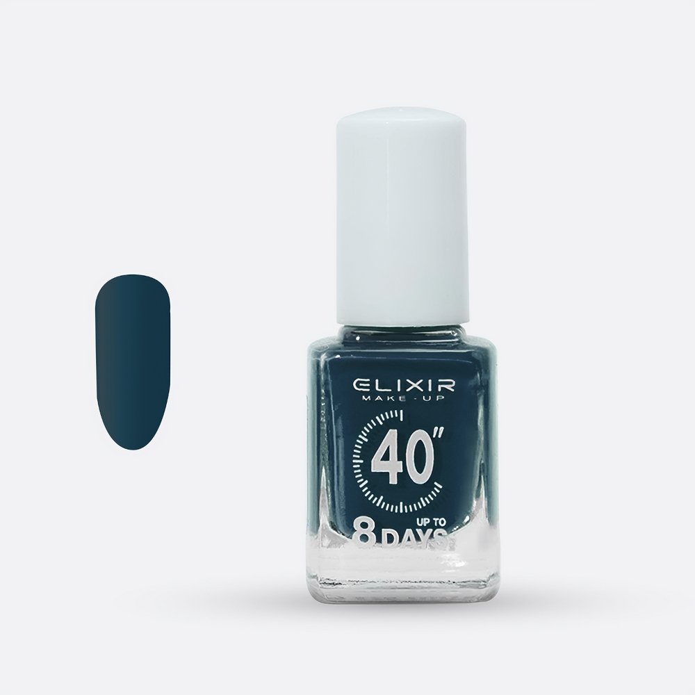 Elixir Make-Up Nail 40'' Polish Βερνίκι Νυχιών Up To 8 Days 085 Navy Blue, 13ml