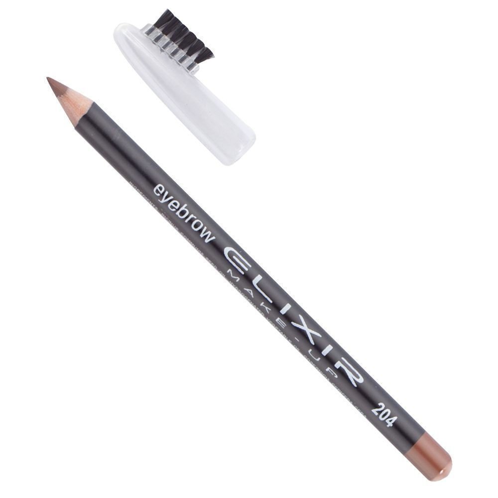 Elixir Make-Up Eyebrow Pencil Μολύβι Φρυδιών Νο204 Chocolate, 1.2gr