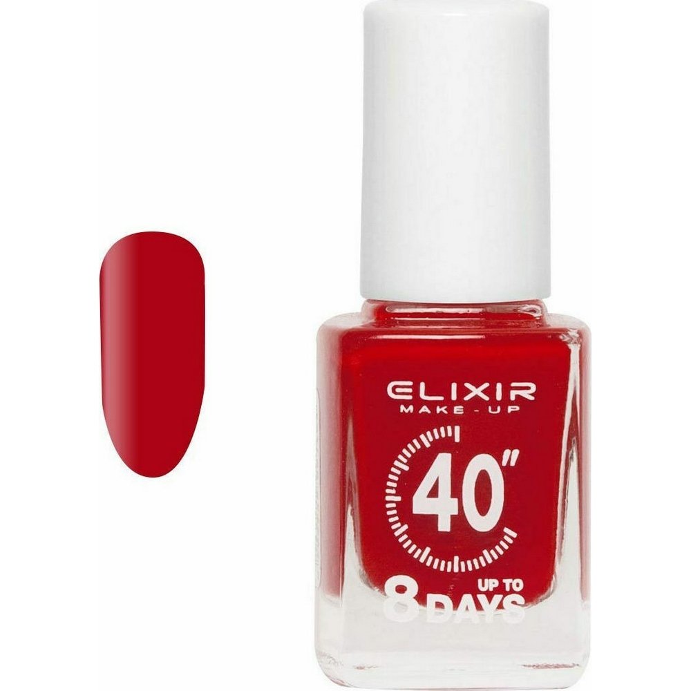 Elixir Make-Up Nail 40'' Polish Βερνίκι Νυχιών Up To 8 Days 148 Cherry, 13ml