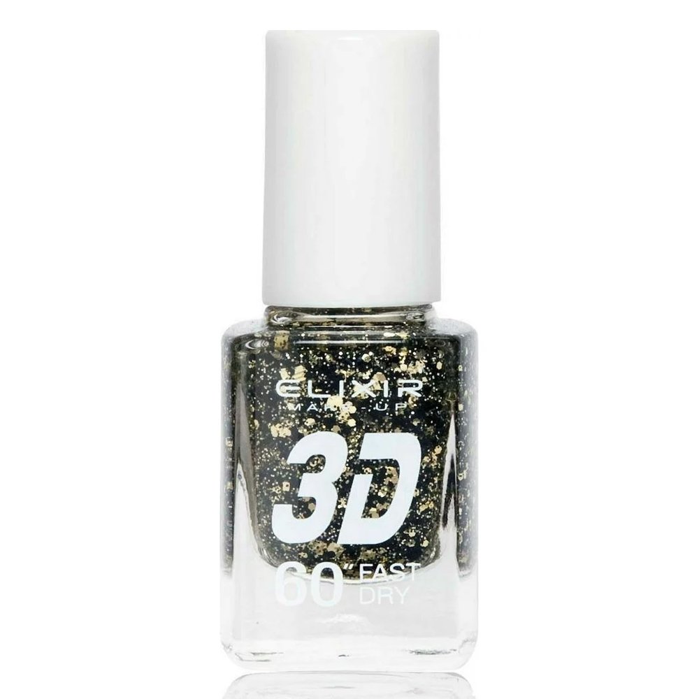 Elixir Make-Up 3D Nail Polish 60'' Glitter Βερνίκι Νυχιών 258, 13ml