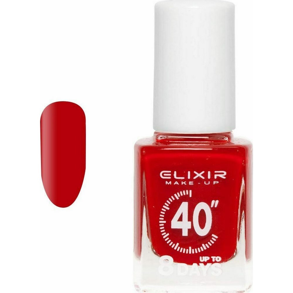 Elixir Make-Up Nail Polish 40'' Βερνίκι Νυχιών Up To 8 Days 380 Ruby, 13ml