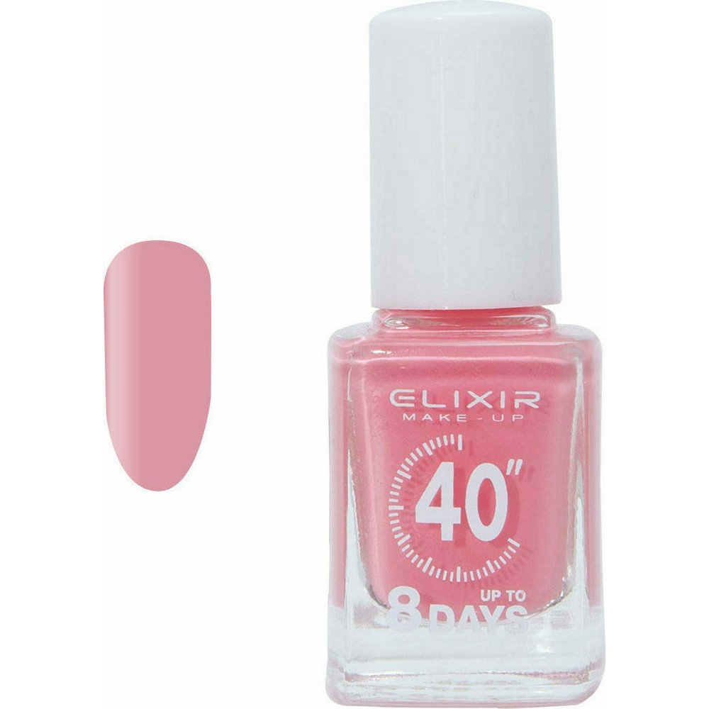 Elixir Make-Up Nail 40'' Polish Βερνίκι Νυχιών Up To 8 Days 422 Flamingo, 13ml