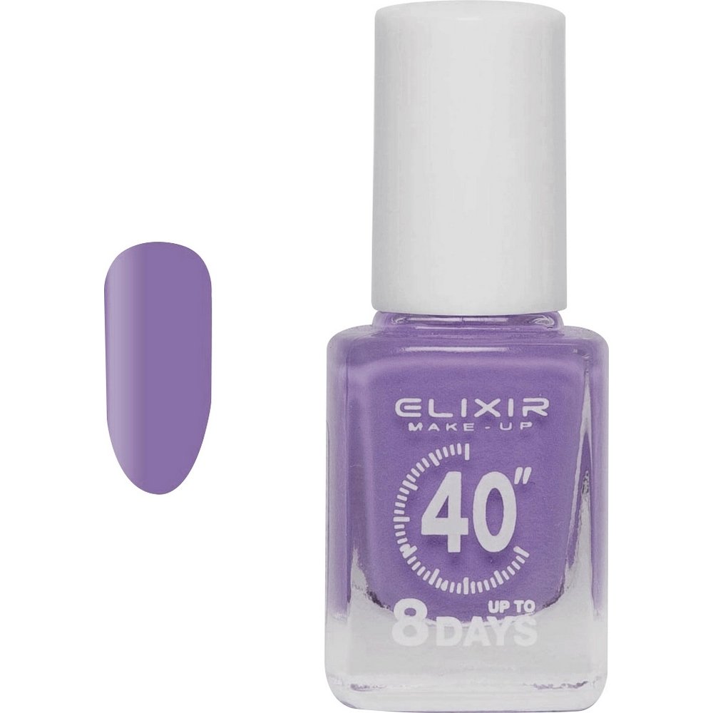Elixir Make-Up Nail Polish 40'' Βερνίκι Νυχιών Up To 8 Days 442 Lilac Purple, 13ml