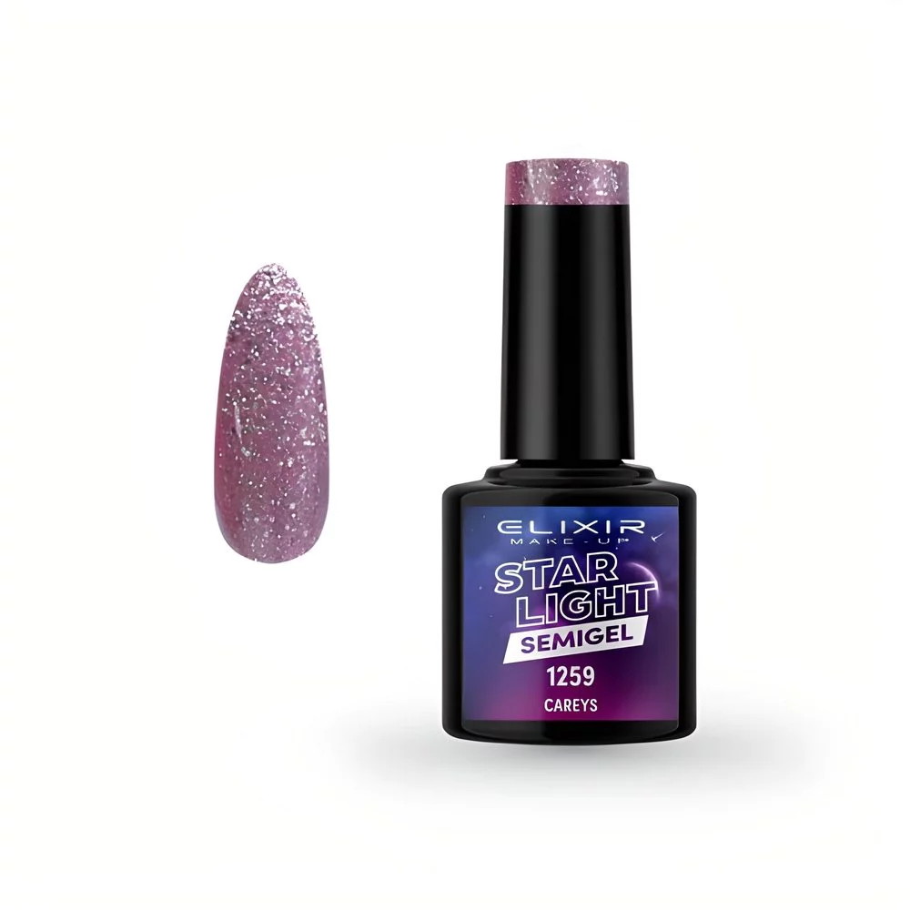 Elixir Make-up Semi Gel Ημιμόνιμο Επαγγελματικό Βερνίκι Νυχιών Νο1259 Careys, 8ml
