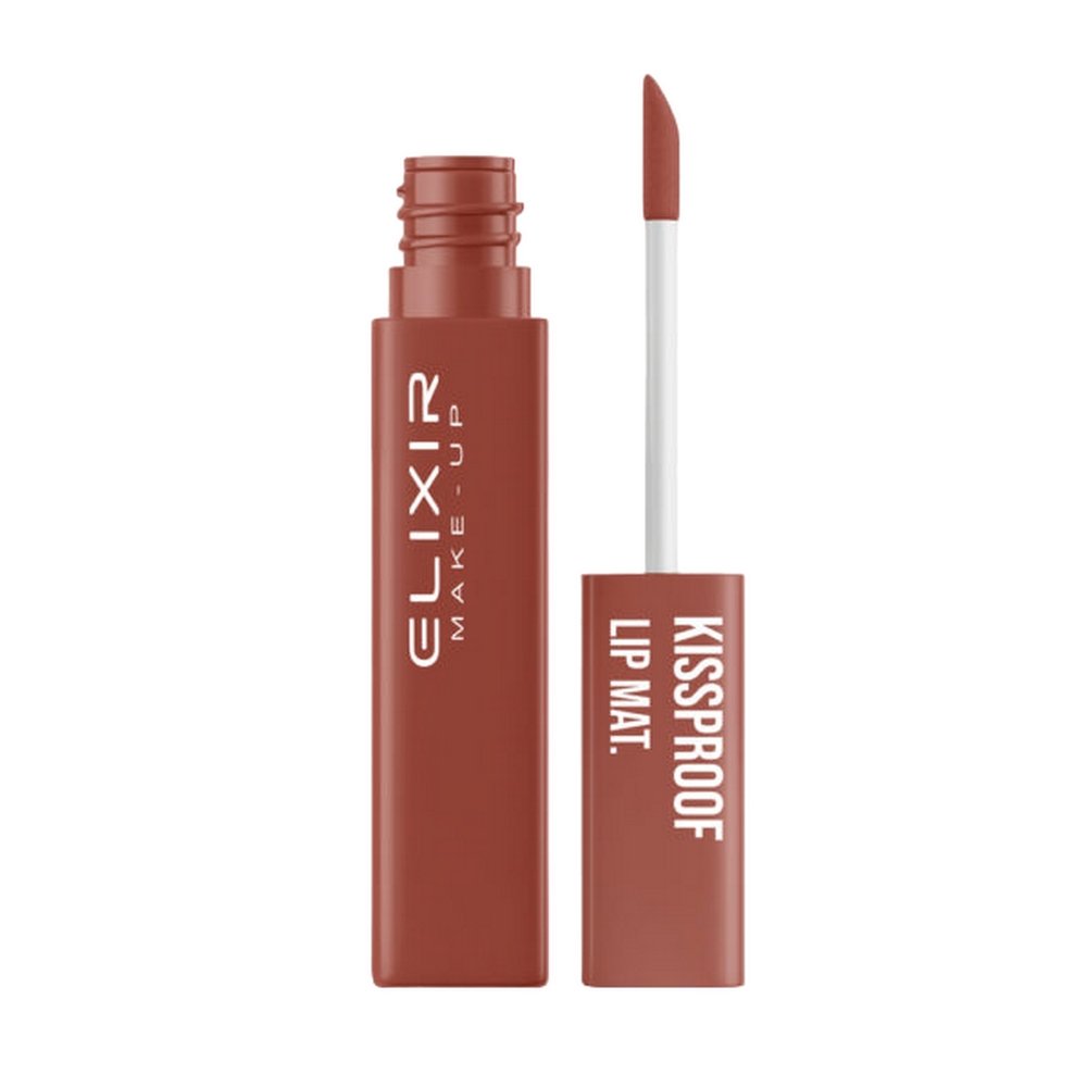 Elixir Make-Up Kissproof Lip Mat Υγρό Ματ Κραγιόν Νο005 Red Wine, 4.5gr