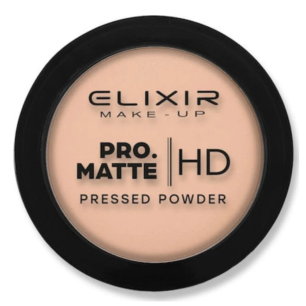 Elixir Make-Up Pro. Matte Pressed Powder HD Πούδρα για Ματ Αποτέλεσμα No.206 Cookie Dust, 8gr Elixir Make-Up Pro. Matte Pressed Powder HD Πούδρα για Ματ Αποτέλεσμα No.206 Cookie Dust, 8gr
