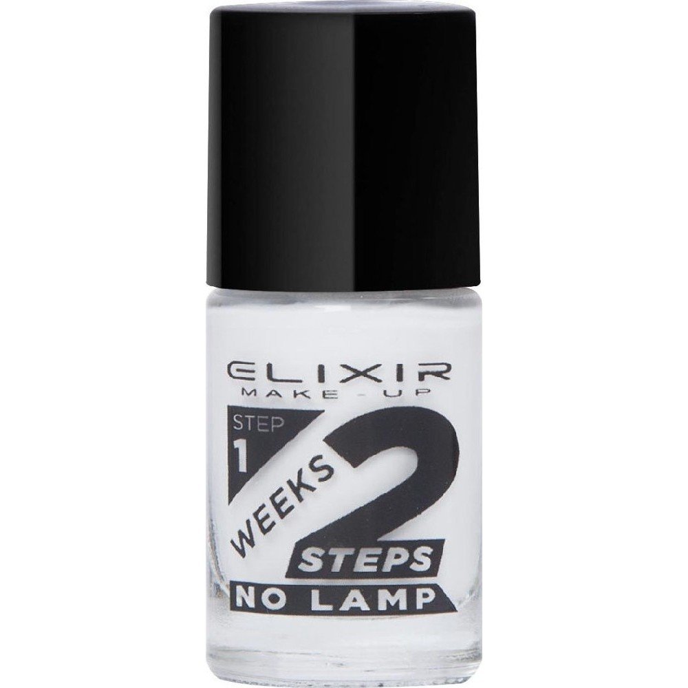 Elixir Make-Up 2 Weeks Nail Polish Βερνίκι Νυχίων Gel Effect 2 Εβδομάδων (Χωρίς Λάμπα), 701 White