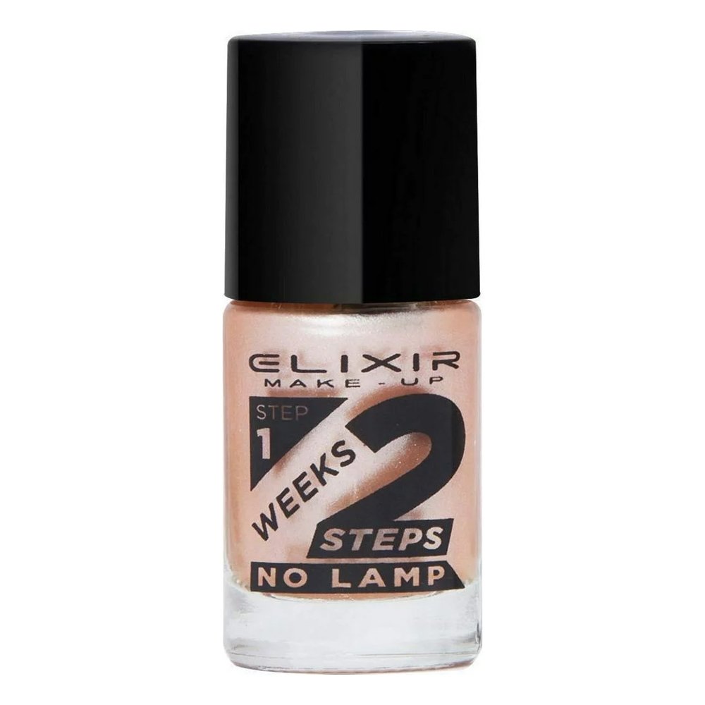 Elixir Make-Up 2 Weeks Nail Polish Βερνίκι Νυχίων Gel Effect 2 Εβδομάδων Χωρίς Λάμπα 711 Shiny Pink, 1τμχ