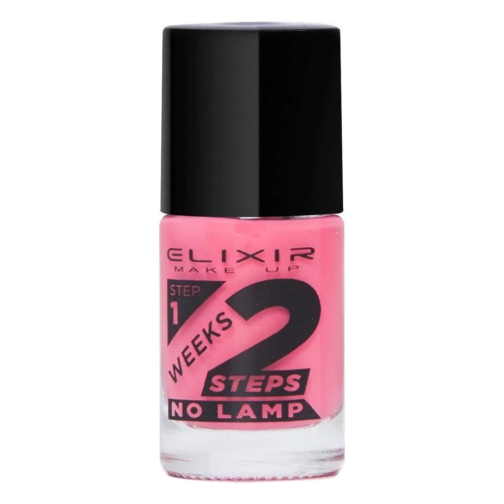 Elixir Make-Up 2 Weeks Nail Polish Βερνίκι Νυχίων Gel Effect 2 Εβδομάδων Χωρίς Λάμπα 724 Fantasy Rose, 1τμχ
