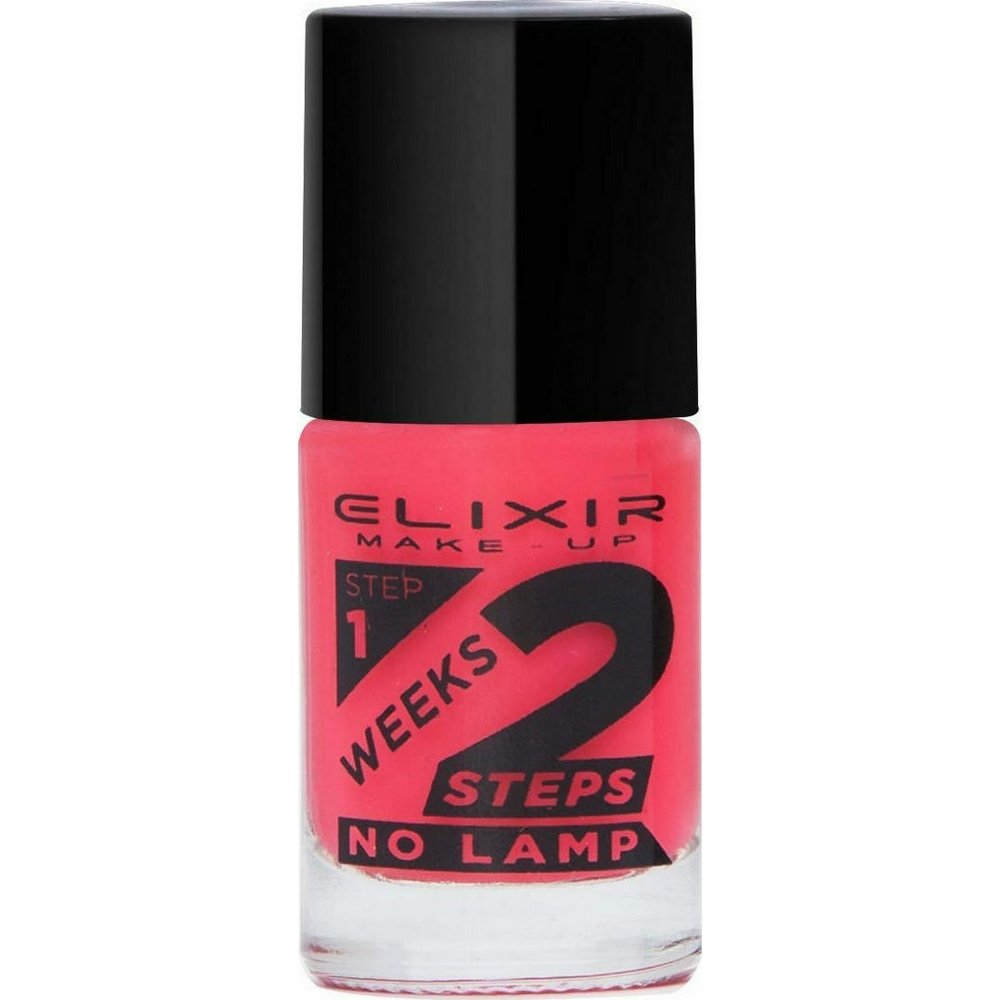 Elixir Make-Up 2 Weeks Nail Polish Βερνίκι Νυχίων Gel Effect 2 Εβδομάδων (Χωρίς Λάμπα), 725 Coral Pink