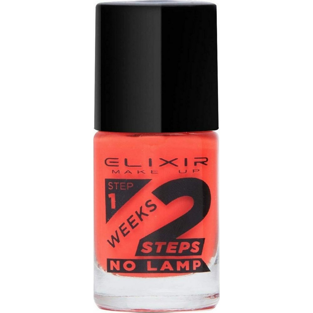 Elixir Make-Up 2 Weeks Nail Polish Βερνίκι Νυχίων Gel Effect 2 Εβδομάδων (Χωρίς Λάμπα), 726 Rotorange